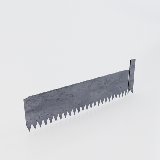 Hammer-In Landscape Edging - Cor-Ten Steel - 2ft Strips - Plus Connector Clips