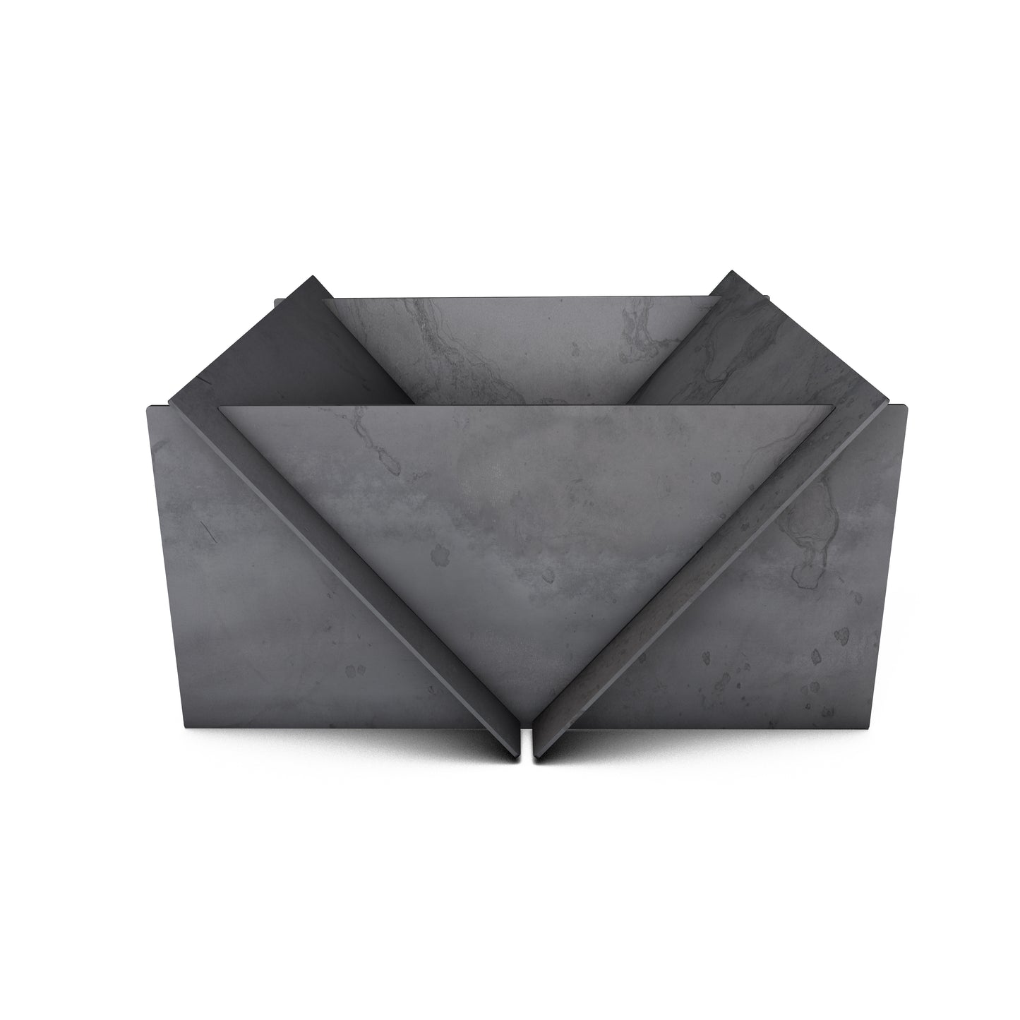 The Edge Right Fire Pit | Modern Steel Design | Precision Built | Long Burning