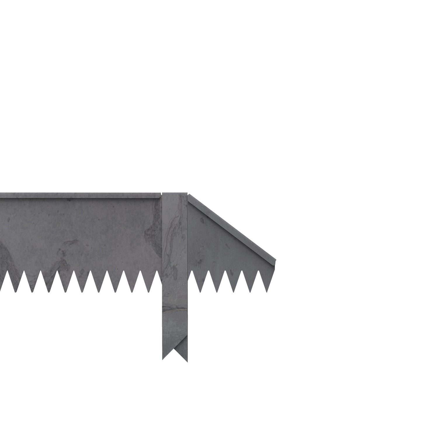 Hammer-In Landscape Edging - Cor-Ten Steel - Start/Finish Pieces