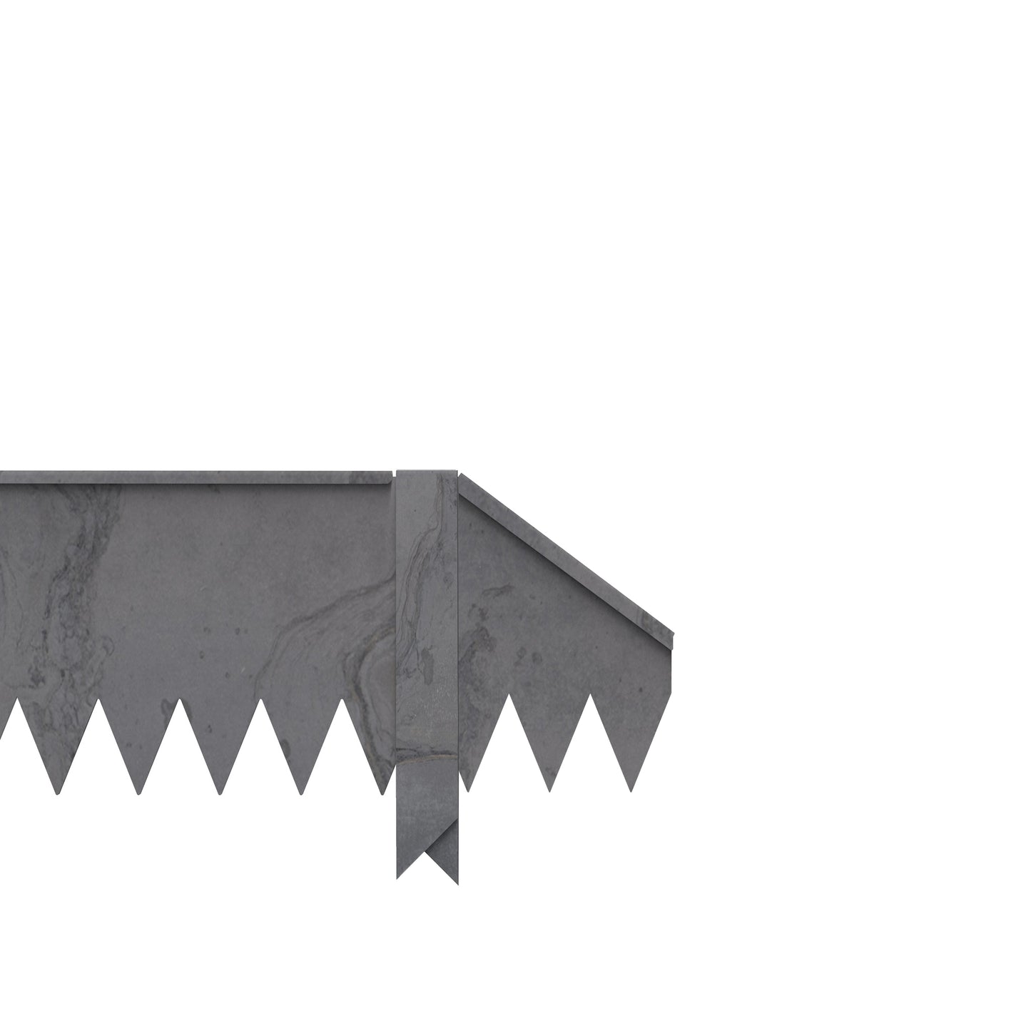 Hammer-In Landscape Edging - Cor-Ten Steel - Start/Finish Pieces