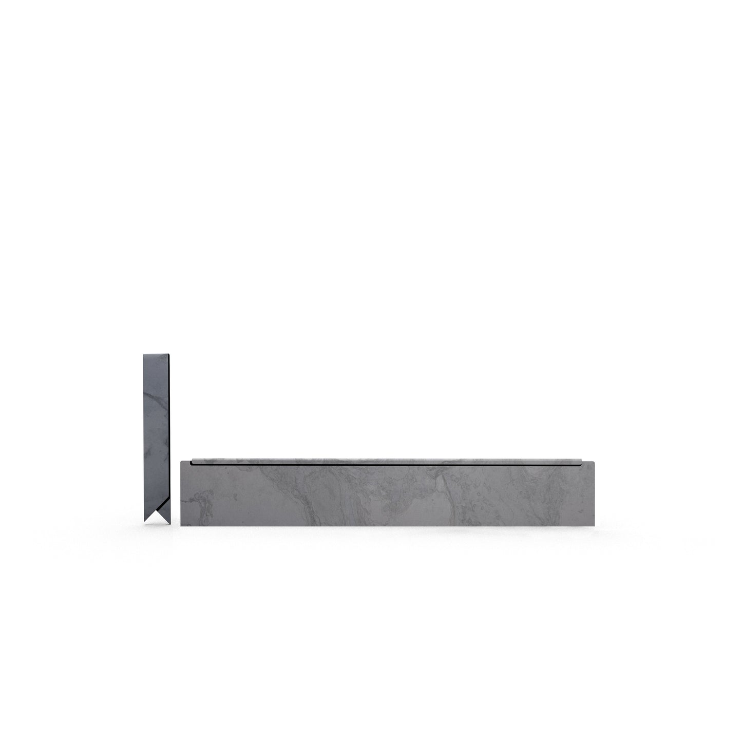 Hammer-In Landscape Edging - Cor-Ten Steel - 2ft Strips - Plus Connector Clips