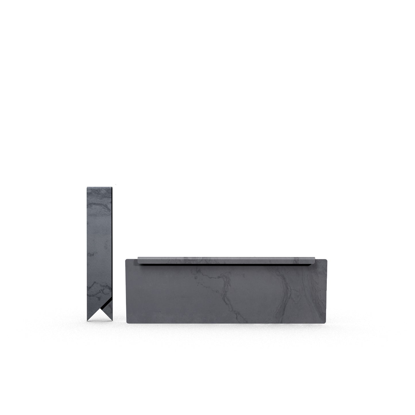 Hammer-In Landscape Edging - Cor-Ten Steel - Accessory Strips - Plus Connector Clips