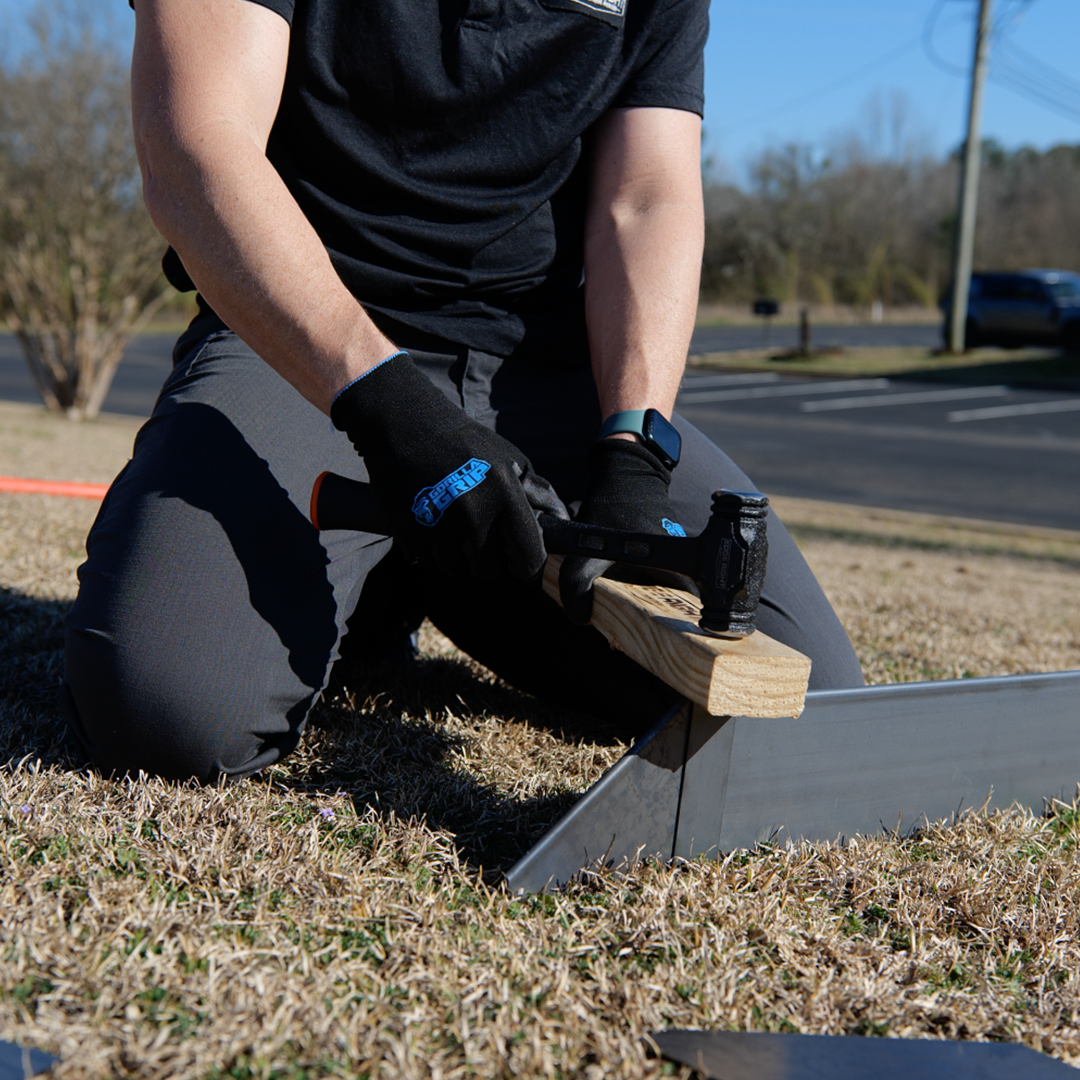 Hammer-In Landscape Edging - Cor-Ten Steel - Start/Finish Pieces