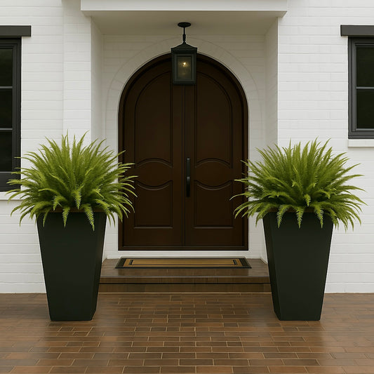 Tapered Steel Planter Box (18" L x 18" W x 36" H)