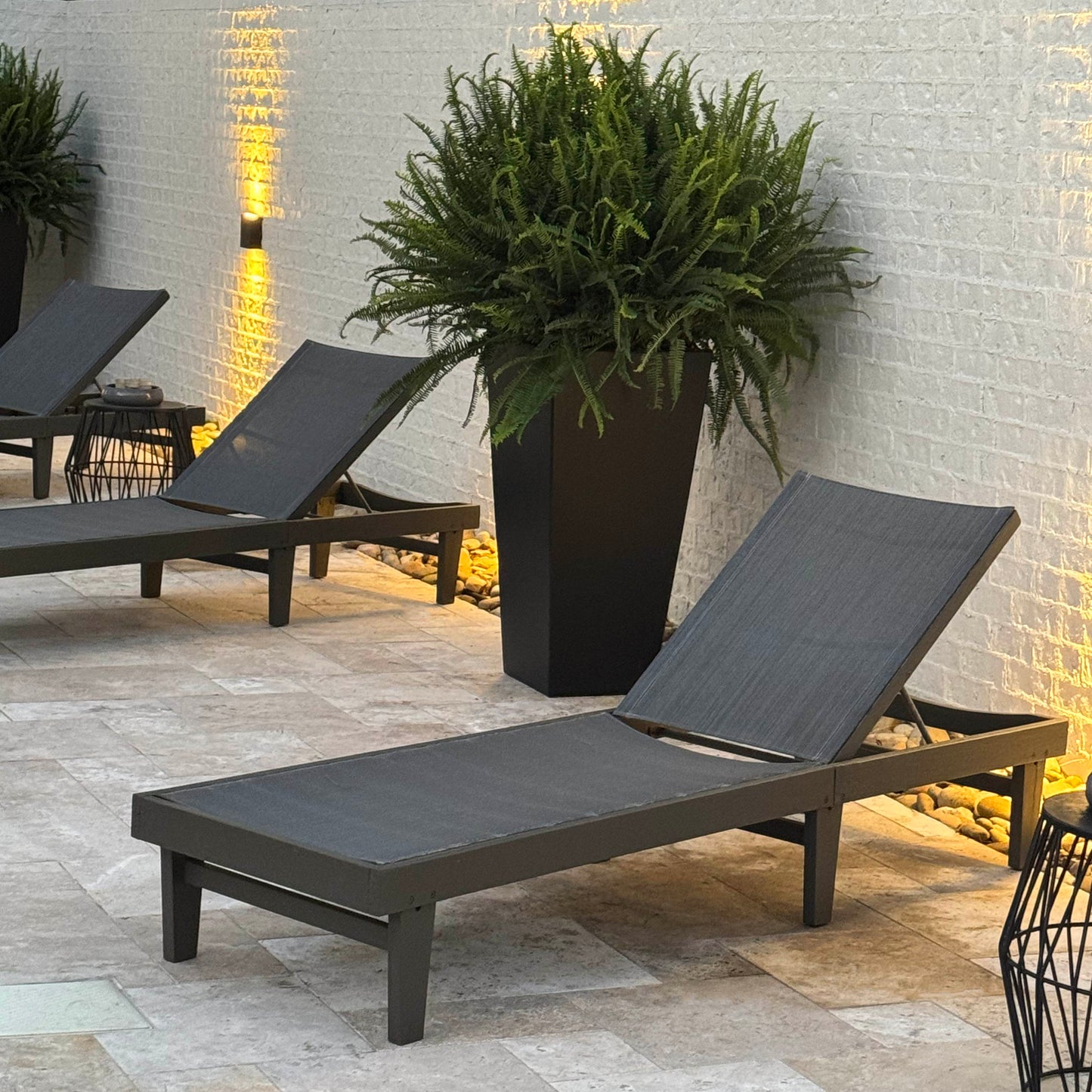 Tapered Steel Planter Box (18" L x 18" W x 36" H)