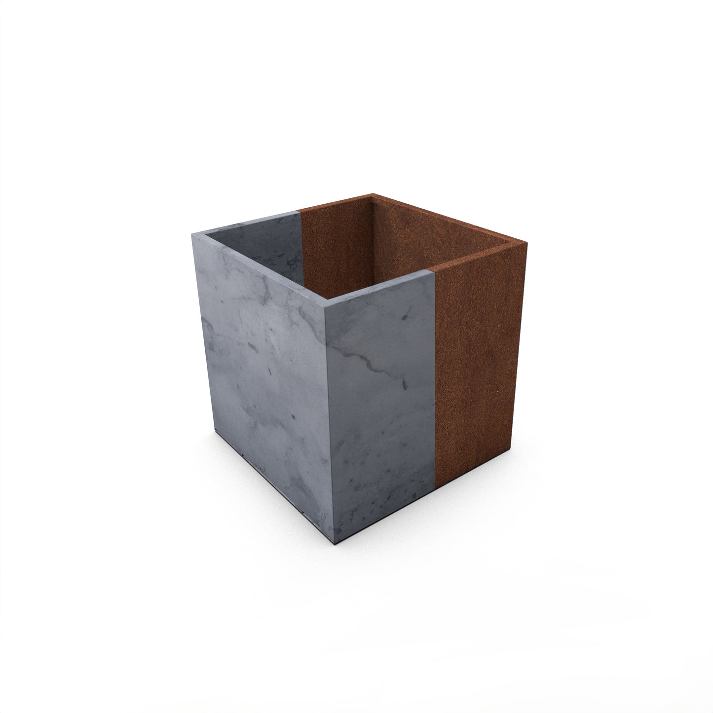 Steel Planter Box (18" L x 18" W x 18" H)
